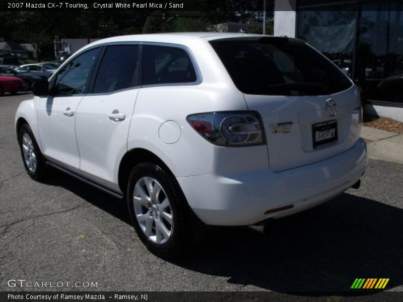 Crystal White Pearl Mica / Sand 2007 Mazda CX-7 Touring