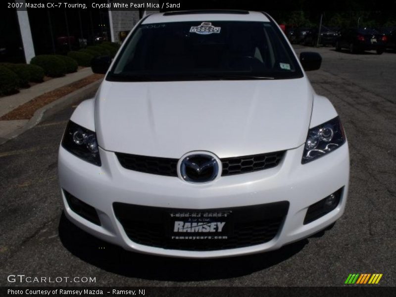 Crystal White Pearl Mica / Sand 2007 Mazda CX-7 Touring