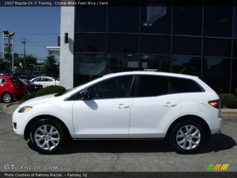 Crystal White Pearl Mica / Sand 2007 Mazda CX-7 Touring