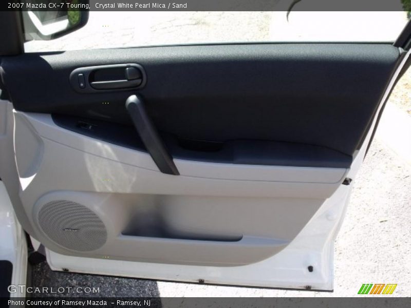 Crystal White Pearl Mica / Sand 2007 Mazda CX-7 Touring