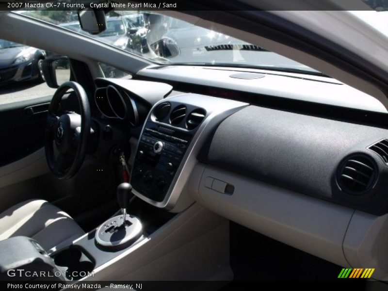 Crystal White Pearl Mica / Sand 2007 Mazda CX-7 Touring