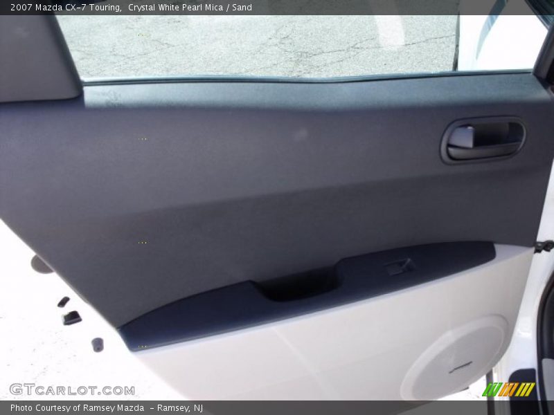 Crystal White Pearl Mica / Sand 2007 Mazda CX-7 Touring