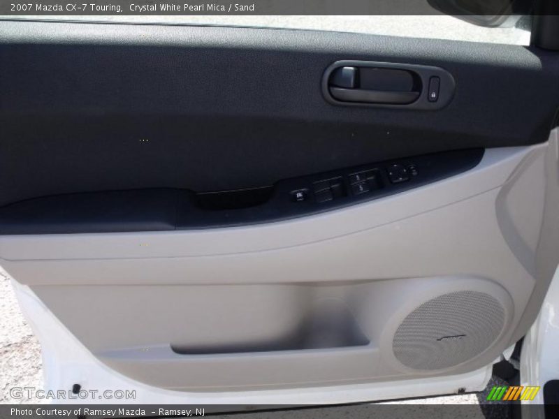 Crystal White Pearl Mica / Sand 2007 Mazda CX-7 Touring