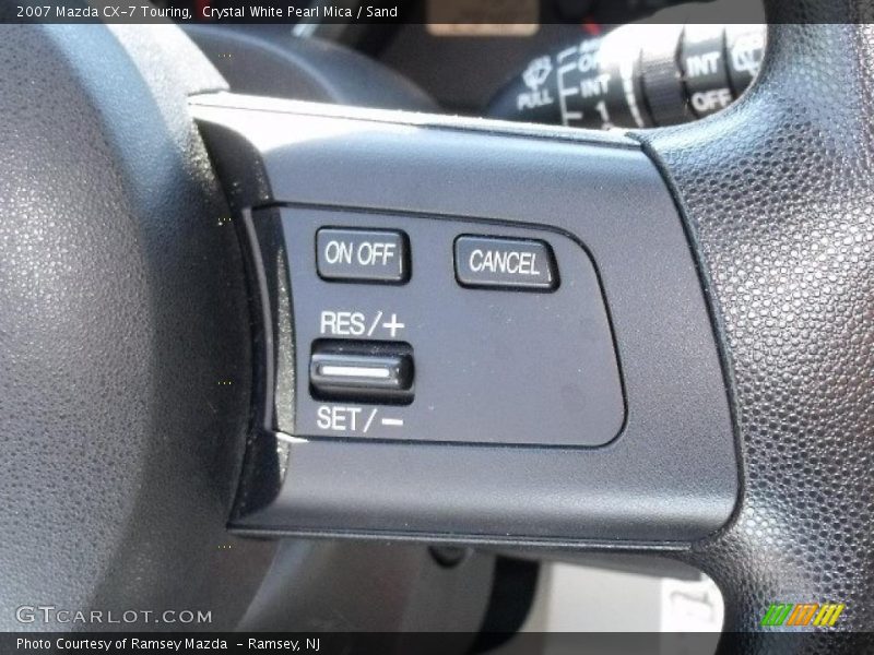 Crystal White Pearl Mica / Sand 2007 Mazda CX-7 Touring