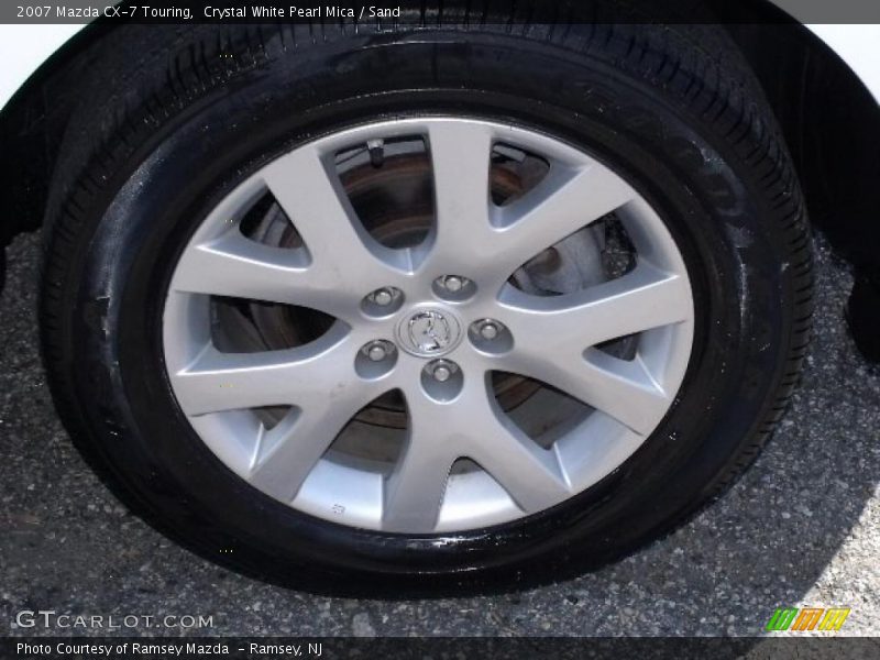 Crystal White Pearl Mica / Sand 2007 Mazda CX-7 Touring
