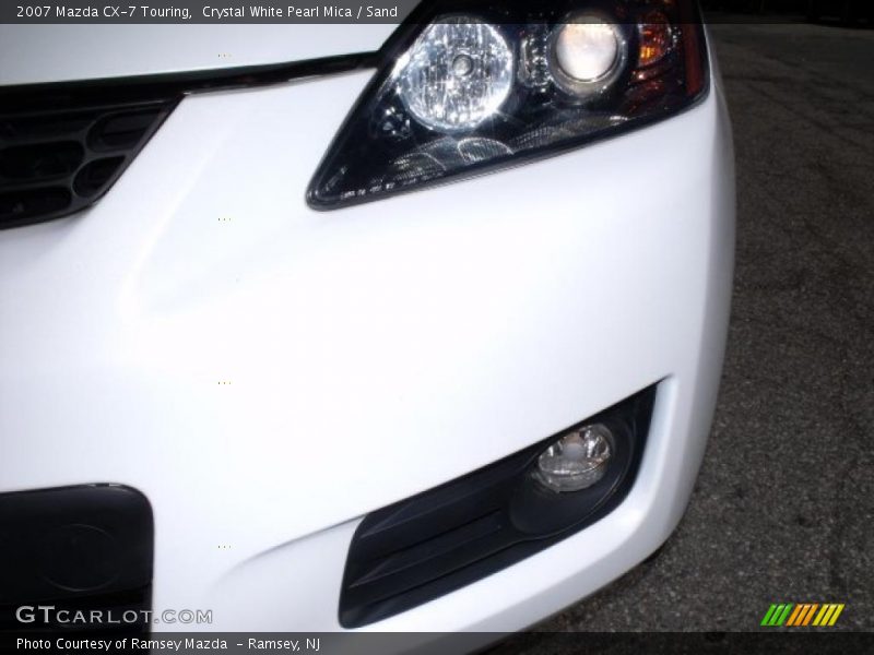 Crystal White Pearl Mica / Sand 2007 Mazda CX-7 Touring