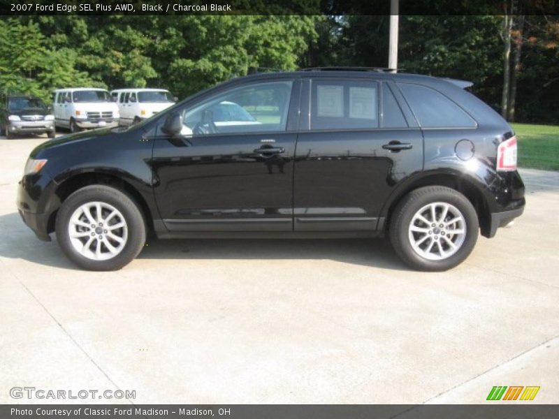 Black / Charcoal Black 2007 Ford Edge SEL Plus AWD