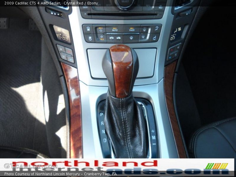 Crystal Red / Ebony 2009 Cadillac CTS 4 AWD Sedan