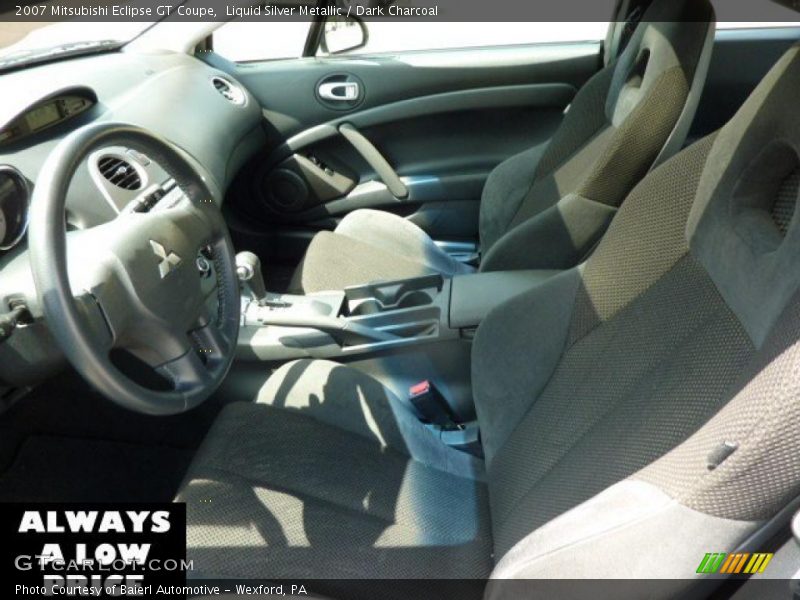 Liquid Silver Metallic / Dark Charcoal 2007 Mitsubishi Eclipse GT Coupe