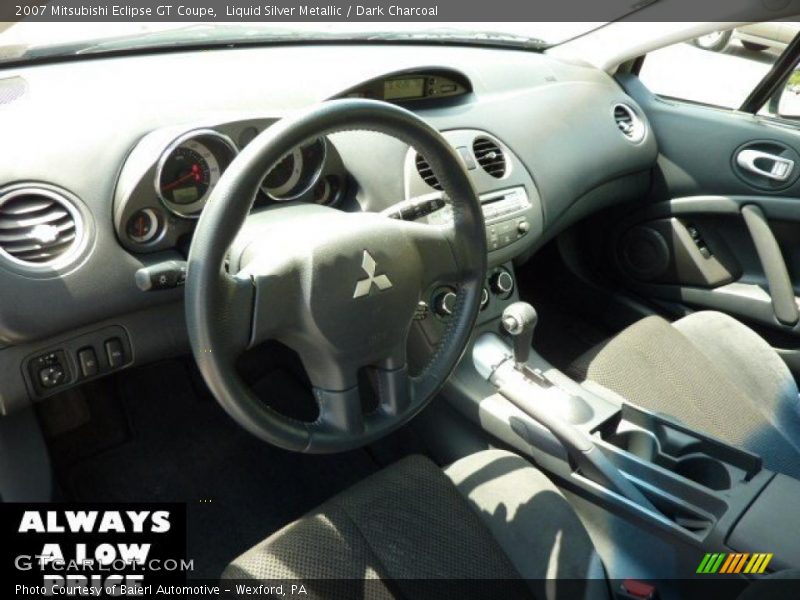 Liquid Silver Metallic / Dark Charcoal 2007 Mitsubishi Eclipse GT Coupe