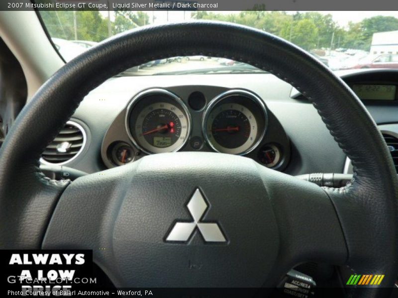 Liquid Silver Metallic / Dark Charcoal 2007 Mitsubishi Eclipse GT Coupe