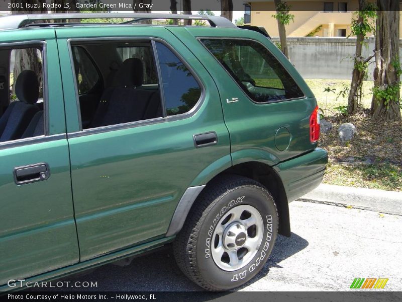 Garden Green Mica / Gray 2001 Isuzu Rodeo LS