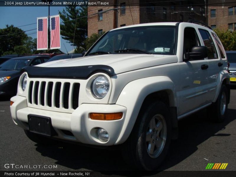 Stone White / Light Taupe/Taupe 2004 Jeep Liberty Limited