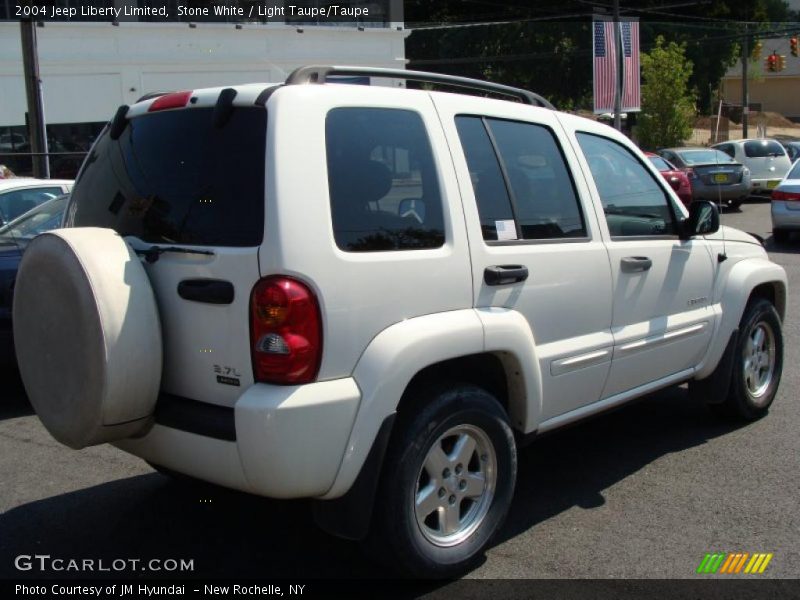 Stone White / Light Taupe/Taupe 2004 Jeep Liberty Limited