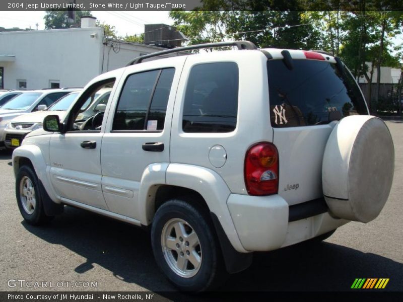 Stone White / Light Taupe/Taupe 2004 Jeep Liberty Limited