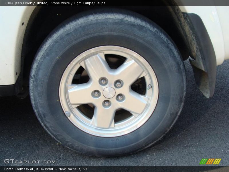 Stone White / Light Taupe/Taupe 2004 Jeep Liberty Limited