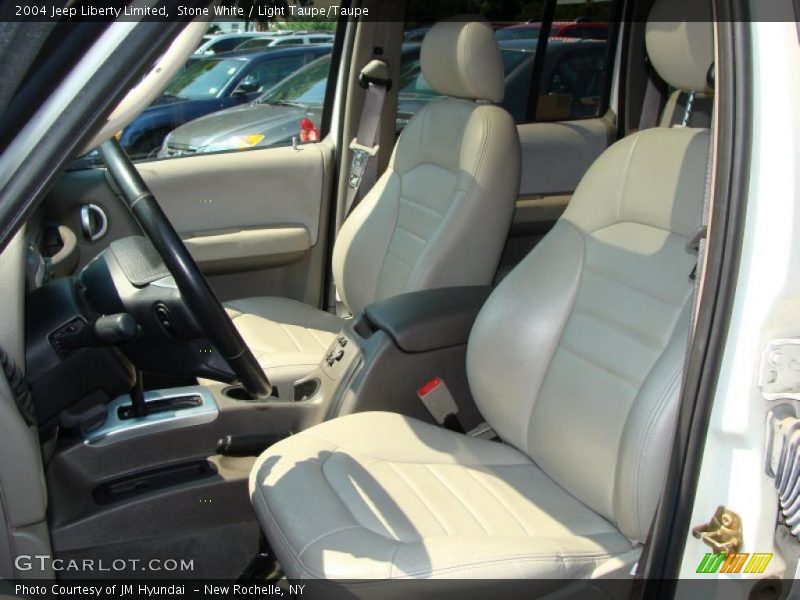 Stone White / Light Taupe/Taupe 2004 Jeep Liberty Limited