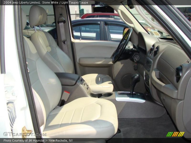 Stone White / Light Taupe/Taupe 2004 Jeep Liberty Limited