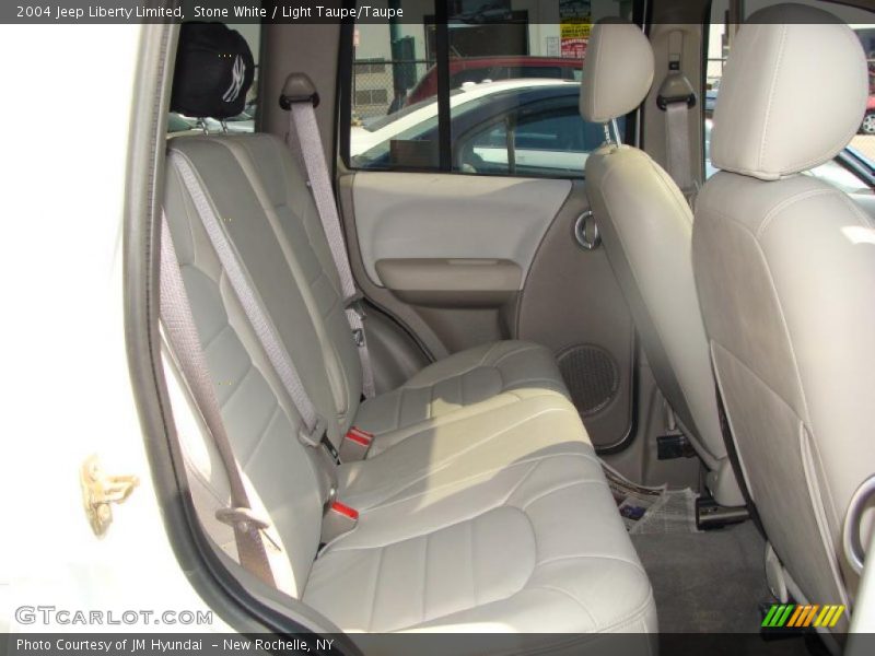 Stone White / Light Taupe/Taupe 2004 Jeep Liberty Limited