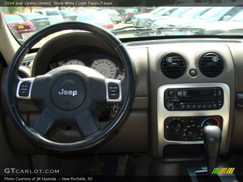 Stone White / Light Taupe/Taupe 2004 Jeep Liberty Limited
