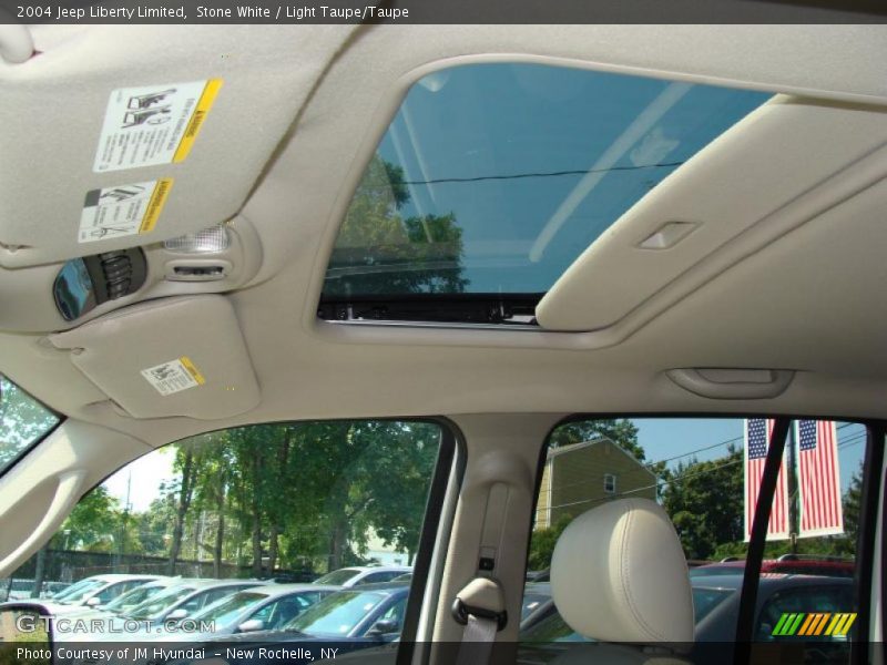Stone White / Light Taupe/Taupe 2004 Jeep Liberty Limited