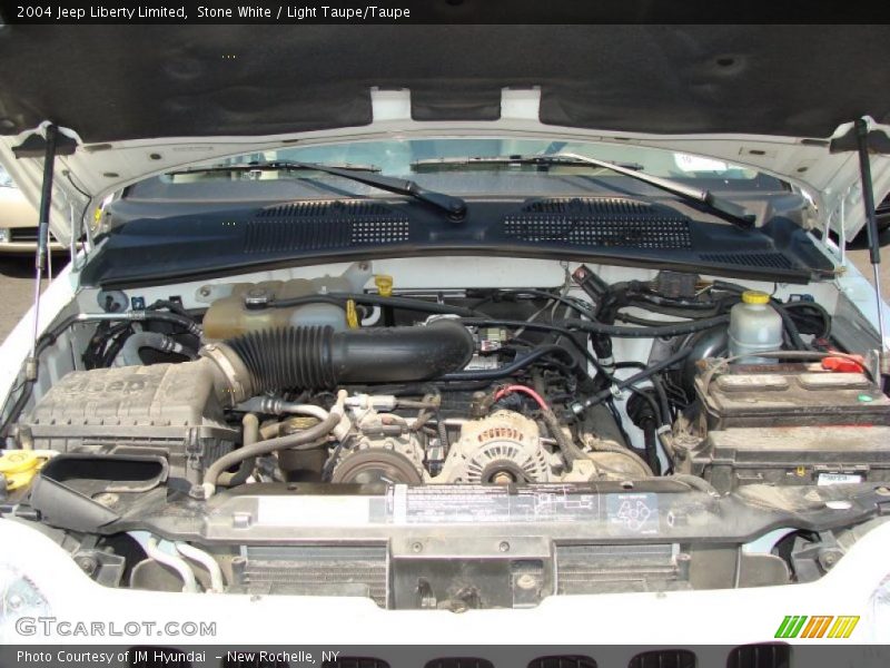 Stone White / Light Taupe/Taupe 2004 Jeep Liberty Limited