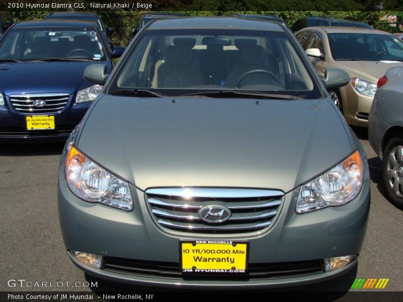 Natural Khaki / Beige 2010 Hyundai Elantra GLS