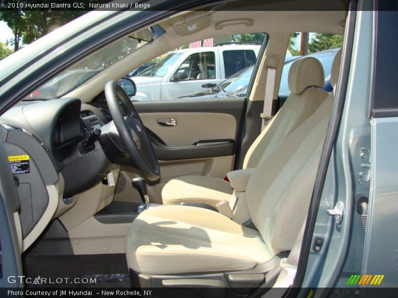 Natural Khaki / Beige 2010 Hyundai Elantra GLS