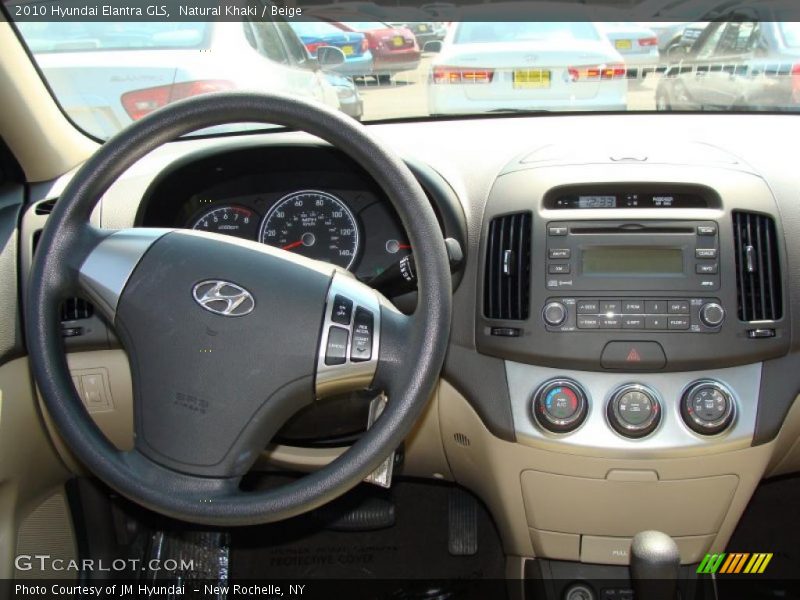 Natural Khaki / Beige 2010 Hyundai Elantra GLS