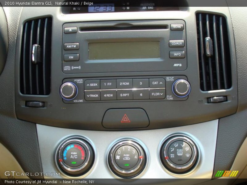 Natural Khaki / Beige 2010 Hyundai Elantra GLS