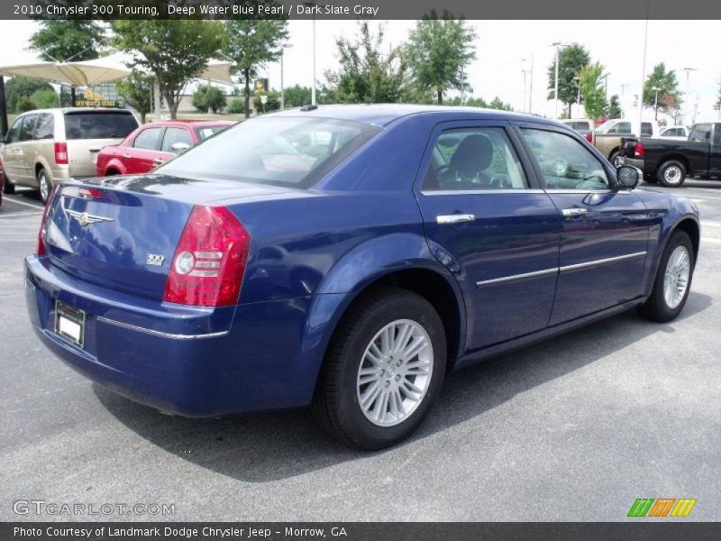 Deep Water Blue Pearl / Dark Slate Gray 2010 Chrysler 300 Touring