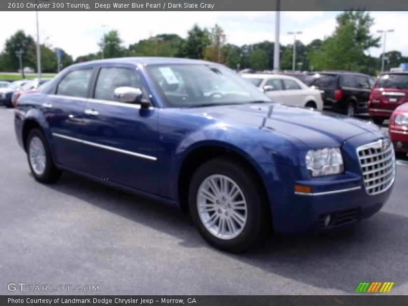 Deep Water Blue Pearl / Dark Slate Gray 2010 Chrysler 300 Touring