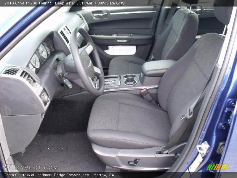 Deep Water Blue Pearl / Dark Slate Gray 2010 Chrysler 300 Touring