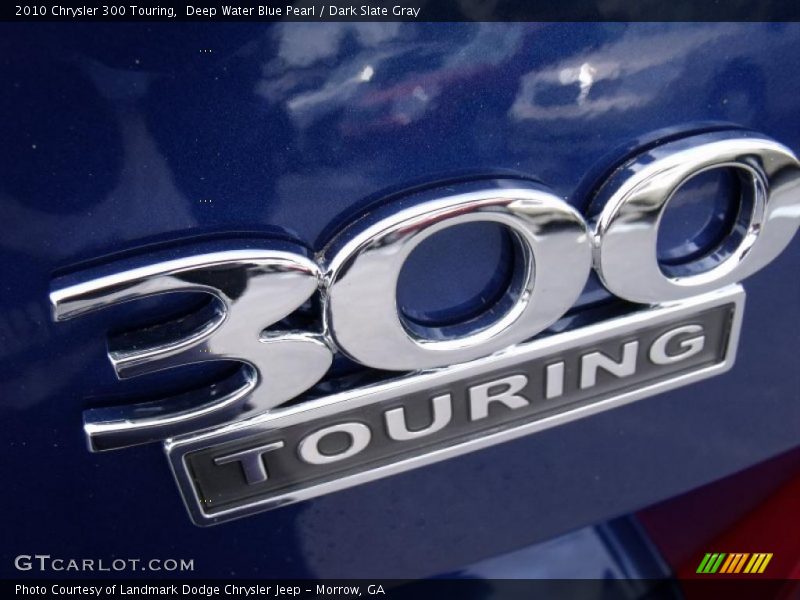 Deep Water Blue Pearl / Dark Slate Gray 2010 Chrysler 300 Touring