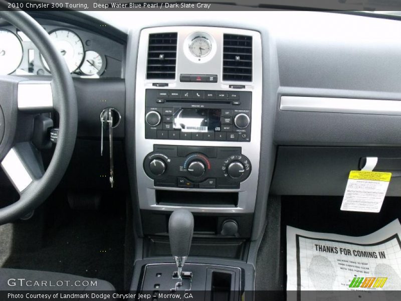 Deep Water Blue Pearl / Dark Slate Gray 2010 Chrysler 300 Touring