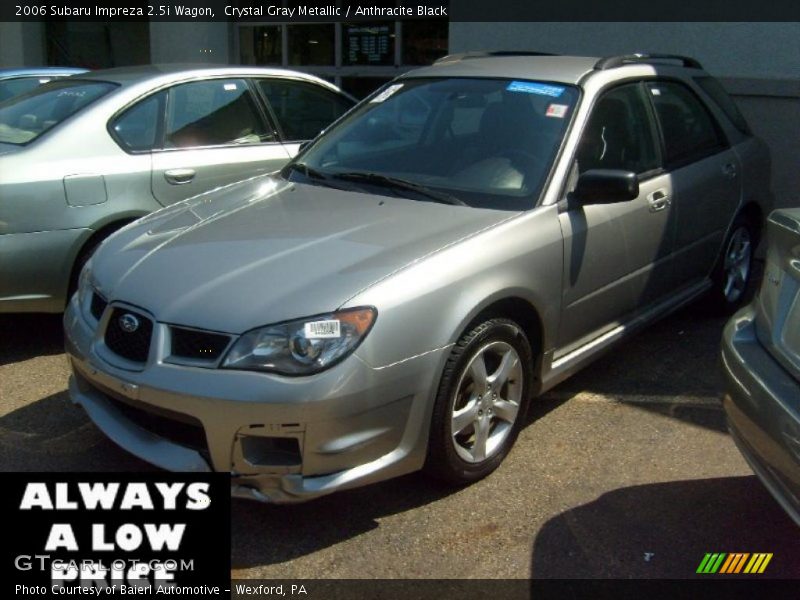 Crystal Gray Metallic / Anthracite Black 2006 Subaru Impreza 2.5i Wagon