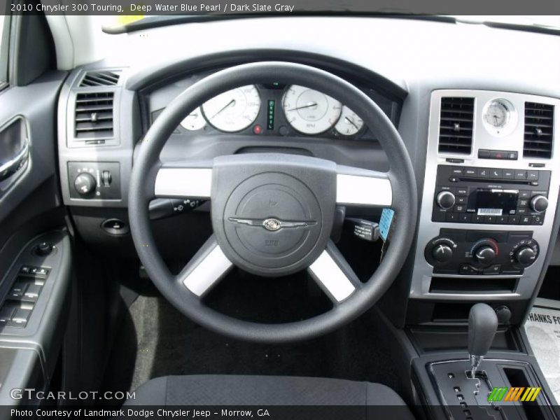 Deep Water Blue Pearl / Dark Slate Gray 2010 Chrysler 300 Touring