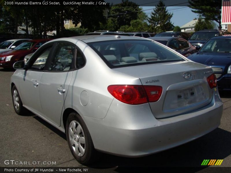QuickSilver Metallic / Gray 2008 Hyundai Elantra GLS Sedan