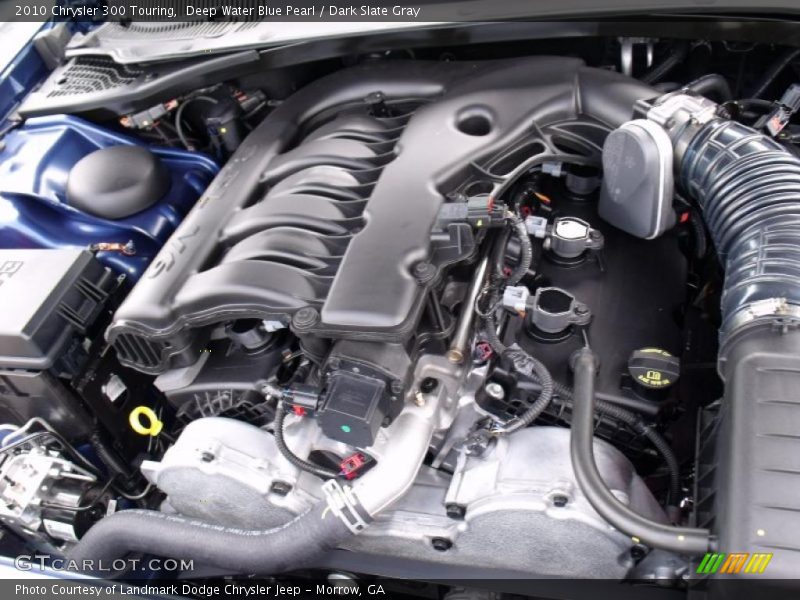 Deep Water Blue Pearl / Dark Slate Gray 2010 Chrysler 300 Touring