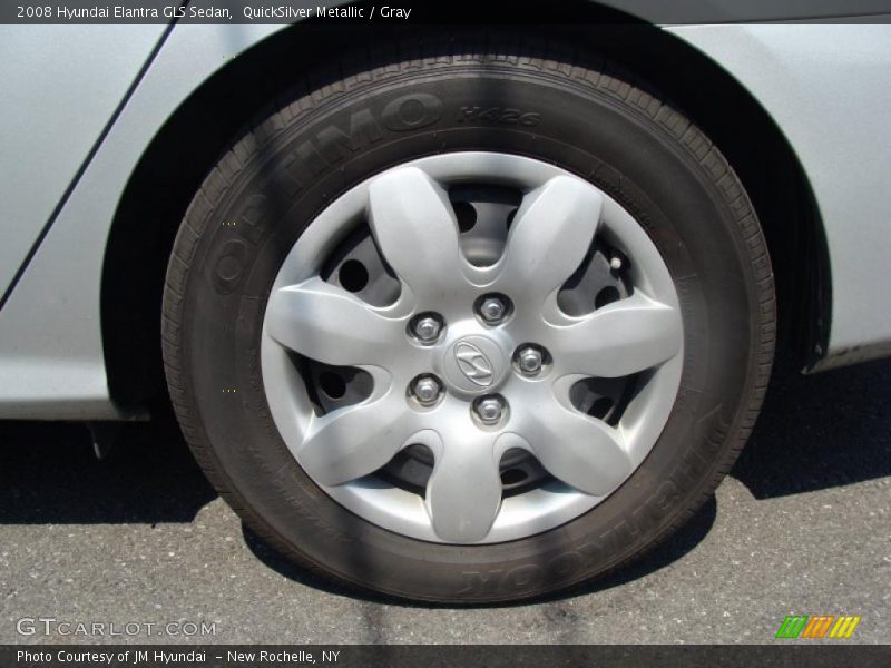 QuickSilver Metallic / Gray 2008 Hyundai Elantra GLS Sedan