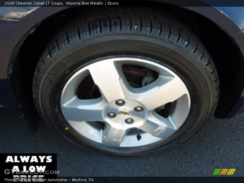 Imperial Blue Metallic / Ebony 2008 Chevrolet Cobalt LT Coupe