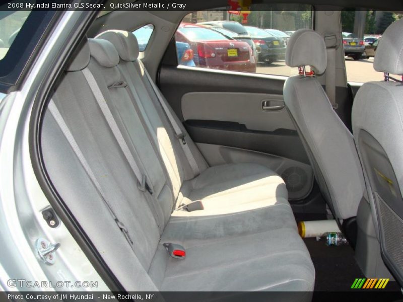 QuickSilver Metallic / Gray 2008 Hyundai Elantra GLS Sedan