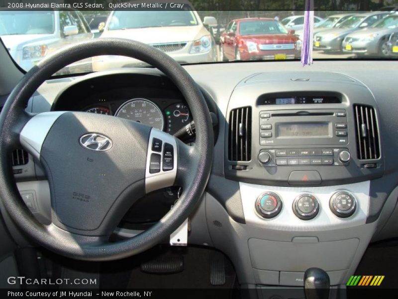 QuickSilver Metallic / Gray 2008 Hyundai Elantra GLS Sedan