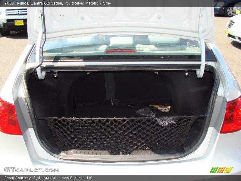 QuickSilver Metallic / Gray 2008 Hyundai Elantra GLS Sedan