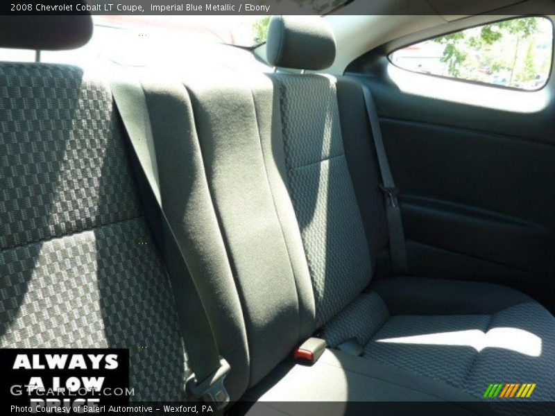 Imperial Blue Metallic / Ebony 2008 Chevrolet Cobalt LT Coupe