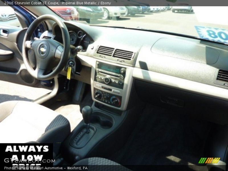 Imperial Blue Metallic / Ebony 2008 Chevrolet Cobalt LT Coupe