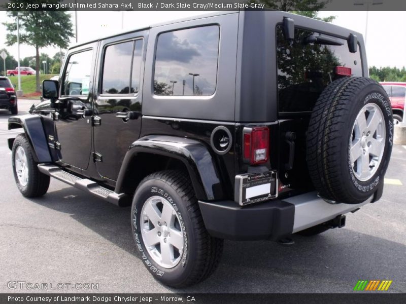 Black / Dark Slate Gray/Medium Slate Gray 2010 Jeep Wrangler Unlimited Sahara 4x4