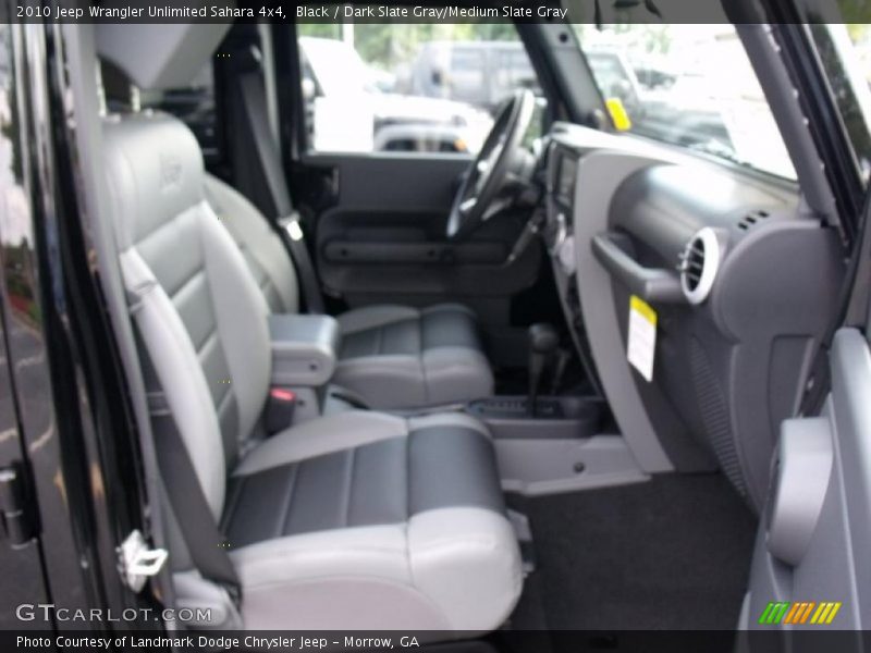 Black / Dark Slate Gray/Medium Slate Gray 2010 Jeep Wrangler Unlimited Sahara 4x4