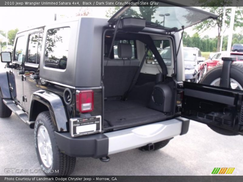 Black / Dark Slate Gray/Medium Slate Gray 2010 Jeep Wrangler Unlimited Sahara 4x4
