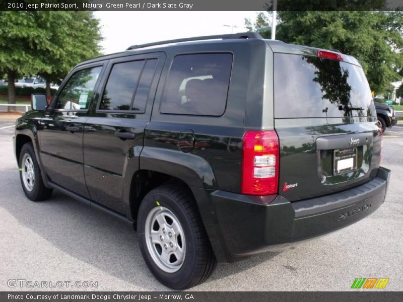 Natural Green Pearl / Dark Slate Gray 2010 Jeep Patriot Sport